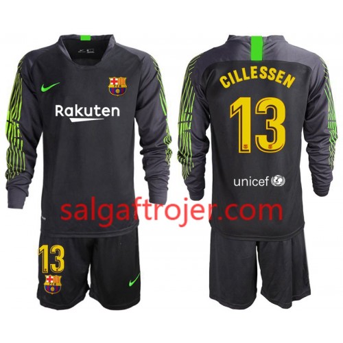 FC Barcelona Fodboldtrøjer Cillessen 13 Målmand Børn Udebanesæt 2019/20 Langærmet FC Barcelona Fodboldtrøjer Cillessen 13 Målmand Børn Udebanesæt 2019/20 Langærmet